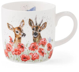 KUBEK PORCELANOWY Royal Worcester''s Wrendale Designs JELONKI Deer