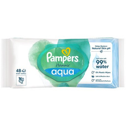 PAMPERS Chusteczki nawilżane Harmonie Aqua (48 szt.)
