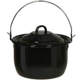 Kociołek węgierski emaliowany 3,8L Garnek wiszący do Pieczenia