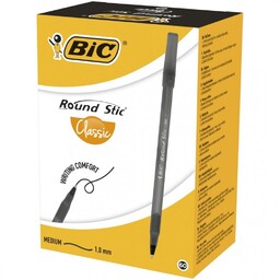 Długopis Bic Round Stic 60 szt czarny BOX