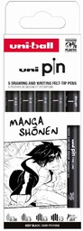 Cienkopis Kreślarski Pin 200 Manga Shonen Czarny Różne