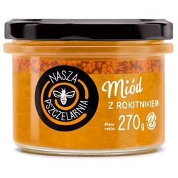 Miód z rokitnikiem Nasza Pszczelarnia 270g