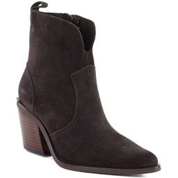 Skórzane botki damskie kowbojki brązowe Big Star TT274956