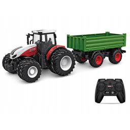 Ciągnik Z Przyczepą Duży Traktor Zdalnie Sterowany RC