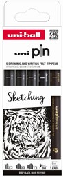 Cienkopis Kreślarski Pin 200 Sketching Czarny Różne Grubości