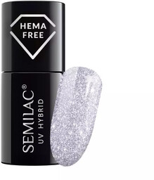 Semilac Lakier Hybrydowy 461 Hollywood Silver 7ml