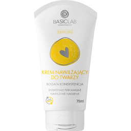 Basiclab Krem nawilżający do twarzy, Bogata konsystencja Pojemność: