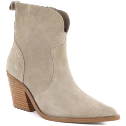 Skórzane botki damskie kowbojki beżowe Big Star TT274958