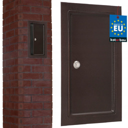 Drzwiczki Kominowe Rewizyjne Miedź 150X290 Mm Wyczystka Otwierane