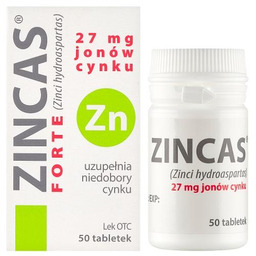 Zincas Forte 27mg - 50 tabletek