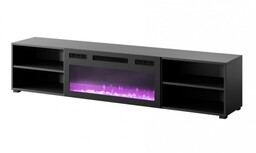 Cama Meble Szafka RTV POLO 180x33x39 czarny +