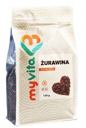 Żurawina Naturalna Suszona, Myvita, 150g