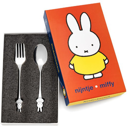 Sztućce dla dzieci z grawerem zestaw Miffy Rozmiar: