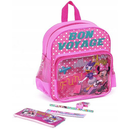 Plecak + Piórnik Wyposażeniem Myszka Minnie DISNEY