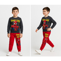 Komplet 134 dla chłopca Bluza Spodnie dresowe dres