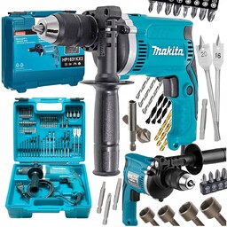 Wiertarka Makita 710W HP1631KX3 Udarowa Komplet Akcesoriów Lekka