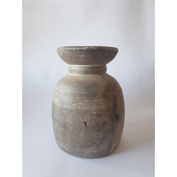 Pakamera Wazon drewniany vintage 24/19 cm nr.02