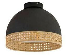 Lindby - Lonnaris Lampa Sufitowa Black/Nature