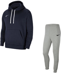 Dres męski bawełniany Nike granatowy/szary CW6894-451 + CW6907-063