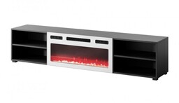 Cama Meble Szafka RTV POLO 180x33x39 czarny +