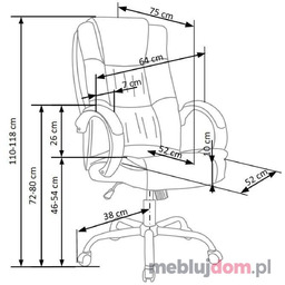 Fotel obrotowy RELAX Halmar Beżowy