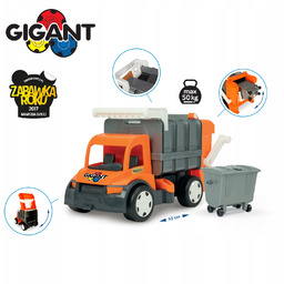 Wader Gigant Śmieciarka Orange/blue