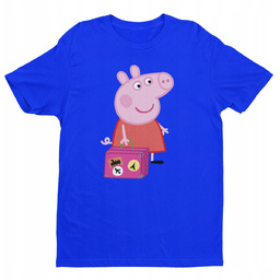 Koszulka Dziecięca-Świnka Peppa-Mix Kolory-134 M