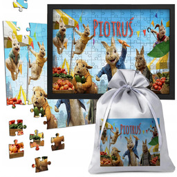 PUZZLE PIOTRUŚ KRÓLIK 120 el W RAMCE A4