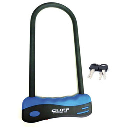 Author Zapięcie U-Lock CLIFF 165mm x 320mm czarno-niebieskie