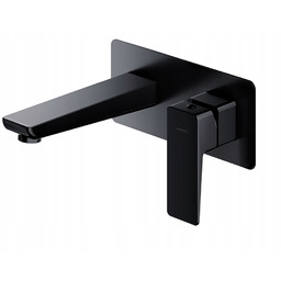 Omnires Bateria umywalkowa podtynkowa Parma czarny mat PM7415BL