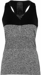 Asics Seamless Tank-Top damska koszulka w kolorze ciemnoszarym,
