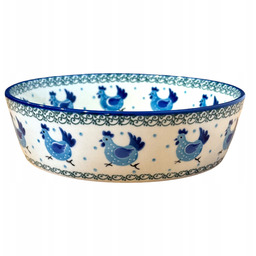 Miska prosta Kury kurczaki 19 cm dek. 2595X