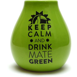 Mate Green mate kubek do herbaty, ceramics, zielony,