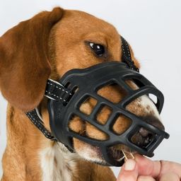 TRIXIE Kaganiec Muzzle Flex, silikonowy, M, czarny