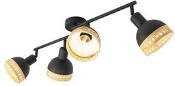 Lindby - Lonnaris Lampa Sufitowa Black