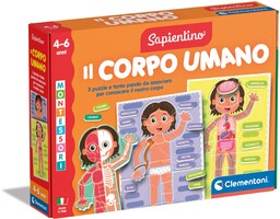 Clementoni Sapientino Montessori - Ludzkie Ciało - 4-letnia