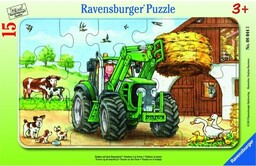 Ravensburger PUZZLE 15 TRAKTOR NA POLU