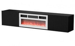 Cama Meble Szafka RTV ROTA 183x35x37 czarny mat
