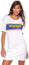 Wrangler, Sukienka damska, B&Y Tee Dress White W902Lf612,