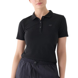 Koszulka damska polo 4F WMM00TPTSF514 - czarna M