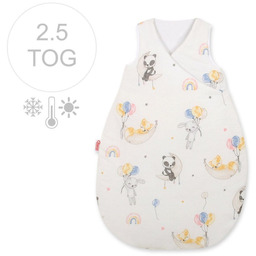Śpiworek niemowlęcy całoroczny ocieplany 75 cm- baloniki