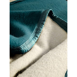 Złoty polar Volta Koc, Paw Blue, 180cm x