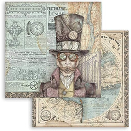 STAMPERIA INTERNATIONAL, KFT SBB745 Scrapbooking papier dwustronny Sir