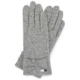 Damskie rękawiczki z małym kwiatkiem