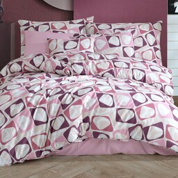 Darymex Pościel bawełniana 200x220 Club różowa geometria Cottonlove