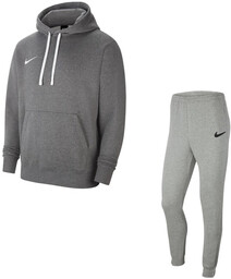 Dres męski bawełniany Nike szary CW6894-071 + CW6907-063