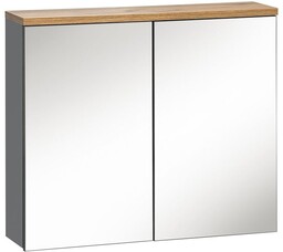 Szafka z lustrem BALI GREY 841 80 2D