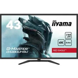 iiyama G-Master Red Eagle G4380UHSU-B1 + 43" 4K
