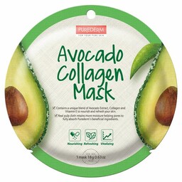 PUREDERM_Avocado Collagen Mask maseczka w płacie Awokado 18g