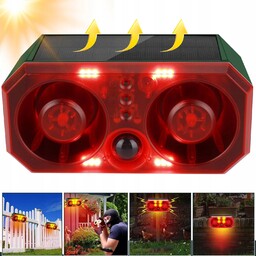 Odstraszacz Zwierząt Solarny Wodoodporny Na Kuny Lisy Dziki